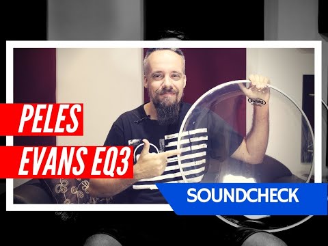 TESTANDO A PELE EQ3 EVANS (BUMBO 22")