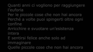 J AX &amp; Fedez-Piccole cose feat -Alessandra Amoroso testo