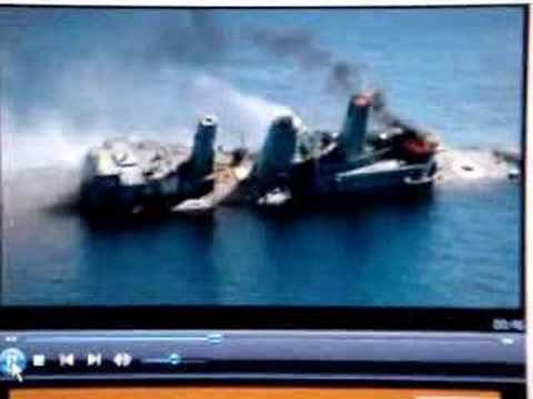 TV3 Sinking of Leander class Frigate ex HMNZS Canterbury