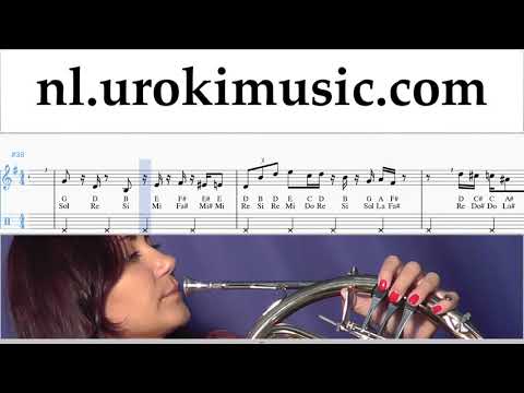 Hoorn Leren Spelen Super Mario Bros - Theme Tablatura um-a799