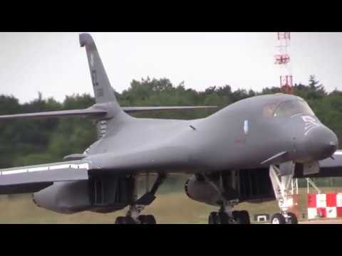AIR TATTOO  2017 B52 B1 DEPARTURE...