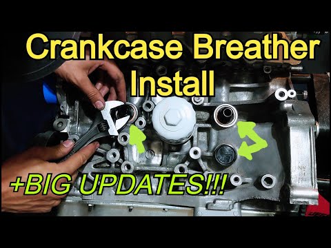 B16 Crankcase Breather Plug Install and Big Updates!!!