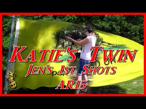 Katie's Twin Jen's 1st AR Shots
