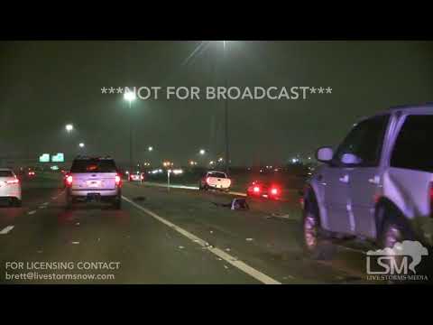 2-10-18 Wichita, Kansas Slick Roads and Accidents