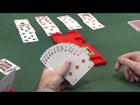 #36 Full Bridge game - bidding & card play explained - 3 SPADES