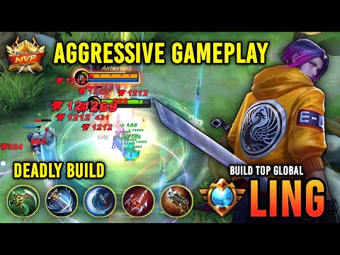 LING Best Build 2023!! Top Global Ling 80% Winrate - Supreme Ling Gameplay - Mobile Legends