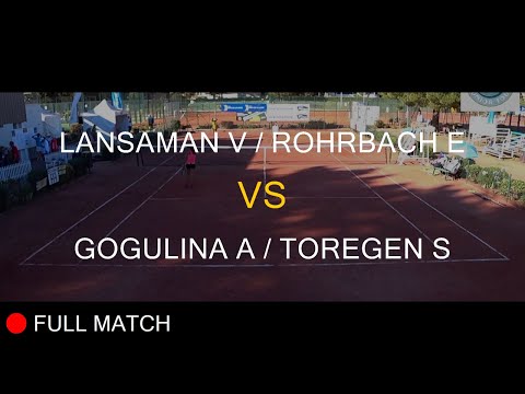 LANSAMAN V (FRA) / ROHRBACH E (FRA) VS GOGULINA A (KAZ) / TOREGEN S (KAZ) - La Balle Mimosa 2022