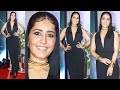Raashi Khanna Looking Gorgeous In Black Outfit Arrive At Global Spa Awards 2023