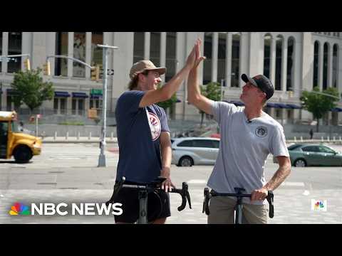 Good News: Father and son bike to every MLB ballpark for charity