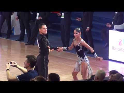 Vadim Dzhangidze - Alisa Glazkova, RUS Jive R3  WDSF Grand Slam Latin ROC - 2017