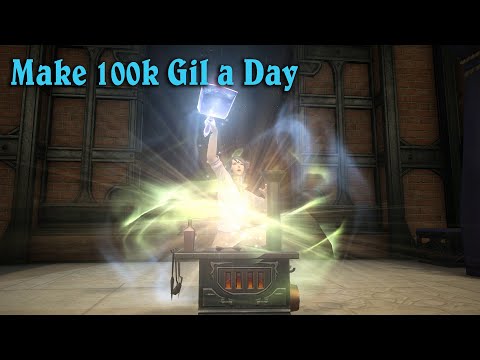 FFXIV: Shadowbringers - Make 100k Gil a Day with Culinarian and Alchemist Leves