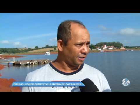 Serious condition: pilot survives after paraglider crashes into dam