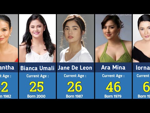 Age of Famous 🇵🇭Filipina Actresses in 2025 | TOP 100 Oldest to Youngest Actresses