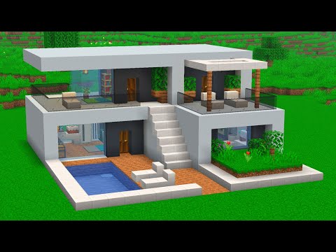 COME COSTRUIRE UNA CASA MODERNA SU MINECRAFT