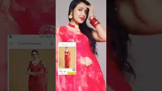 #flipkart haul #fashion #organza saree #review #jewel set multicolour.