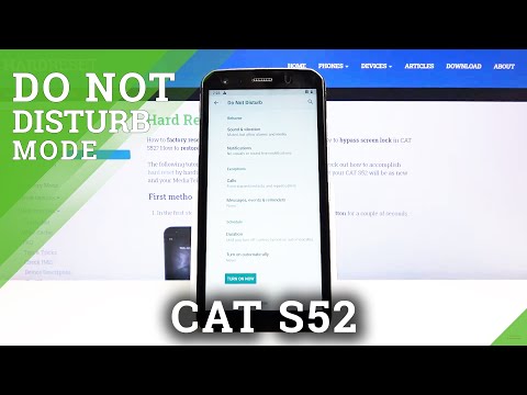 How to Activate DND Mode in CAT S52 – Set Up Do Not Disturb Mode
