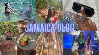 SPRING BREAK 2023| JAMAICA VLOG| SWIMMING W. DOLPHINS| MISSED FLIGHT| BEEF PATTIE| WORST RESORT