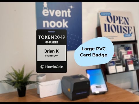 PVC card badge