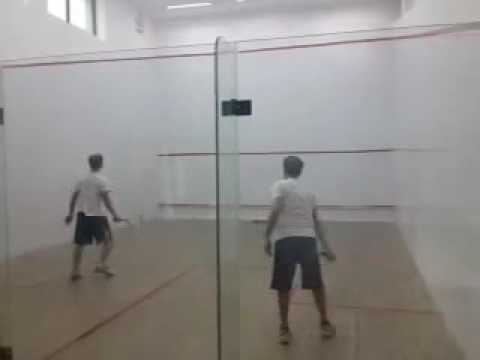 Rahim Shah Playing Squash With Shahzad Khan Rawalpindi 2016