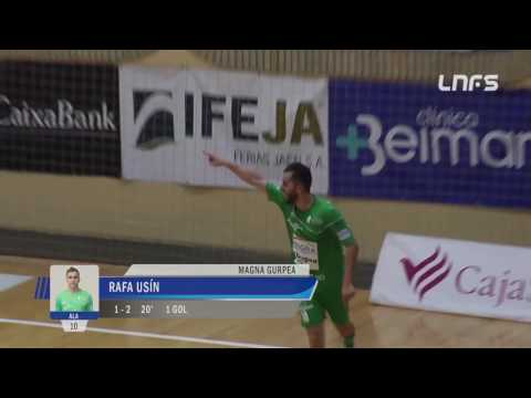 Gol Rafa Usín (1-2) en Jaén Paraíso Interior - Magna Gurpea. 3er Cuartos Play Off