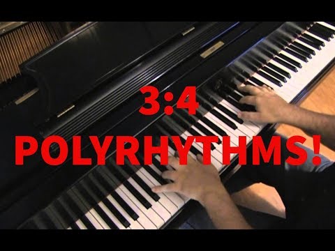 How to Play 4:3 and 3:4 Polyrhythms on Piano (applied to "Fantaisie Impromptu")