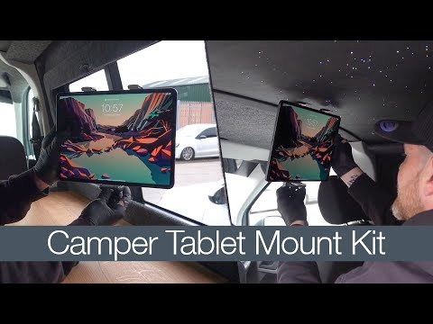 Campervan Tablet Mount Kit Install - Scanstrut ROKK Mini Tablet Mount Kit