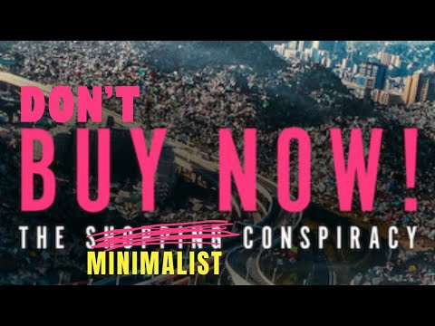 DON'T BUY NOW| NO BUY MINIMALIST CONSPIRACY🛍️