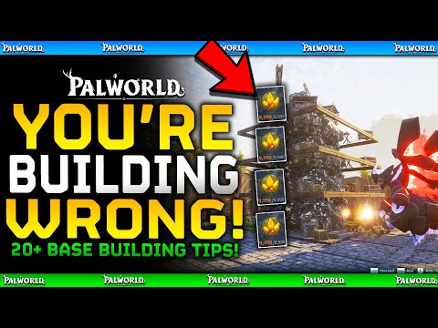 Top 20 Life Saving BASE BUILDING TIPS & TRICKS in Palworld Tides Of Terraria (Advanced Base Tips)