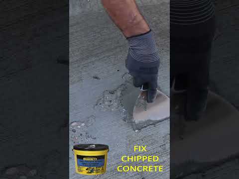 Fix Chipped Concrete #diy #construction #concrete