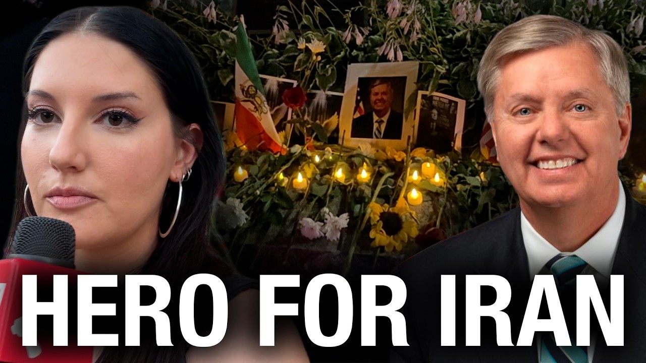 Toronto Iranians' Emotional Vigil for Lindsey Graham
