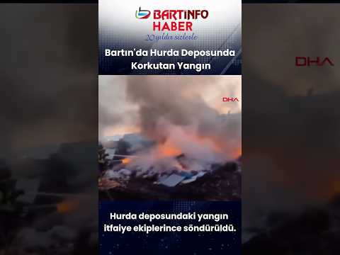 Bartın’da Sanayi Sitesinde Yangın 🔥 #bartın #haber #sondakika #news #yangın