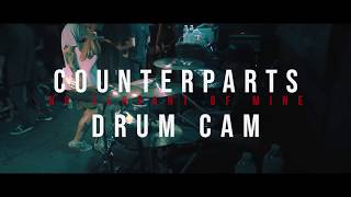Counterparts - No Servant of Mine - DRUM CAM (Live @ Chain Reaction)