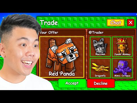Trading Red Panda For 24 HOURS! (Grow a Garden)