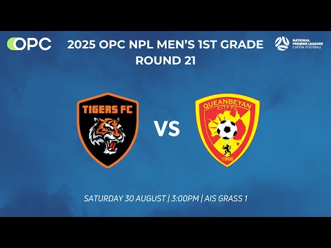 Capital Football OPC NPL Men's 1st Grade Round 21 - Tigers FC vs Queanbeyan City FC