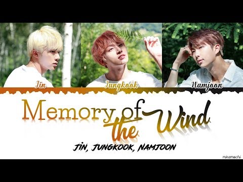 BTS Jin, RM, Jungkook - Memory of the Wind (바람기억) Lyrics