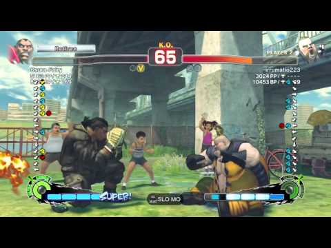 SSF4 AE Ver. 2012: PSN Ranked Matches - 1 of 2 - 1-7-2012
