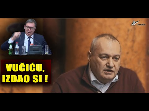 Srđan Milivojević razvalio Vučića: Menjao si Dečane za stan od dva ara - postao si Hećim