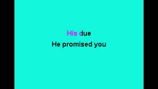 Rick Springfield - Warning Shots Karaoke