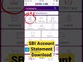 SBI Account Statement Download YONO SBI Account Statement Download