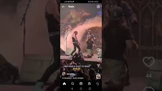 Iron Maiden - Bruce Dickinson kicks out a fan that came on stage •  Anaheim, CA, USA, 22/09/2022