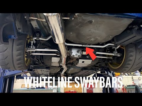 2005 Subaru STI WHITELINE sway bars install