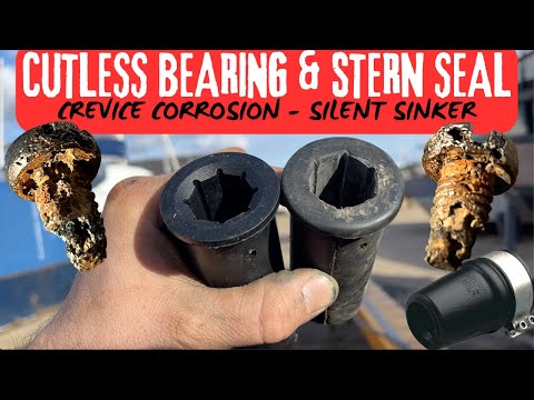 How To Change Cutless Bearing & Stern Seal - SHOCKING FIND