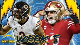Week 5 Takeaways: Wild Stats, Shockers and Snoozers | BOLT BROS | NFL #football #nflnews #week5