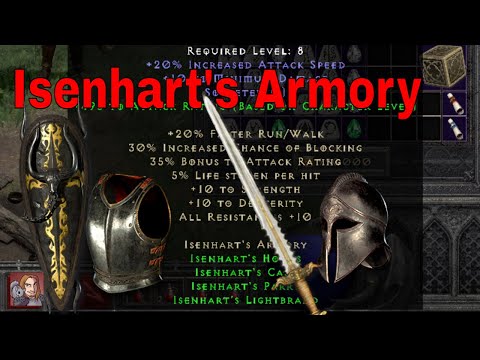 D2R Upgraded Sets - Isenhart's Armory (4 Piece Set)