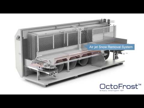 Octofrost iqf tunnel freezer, capacity: 1000 l
