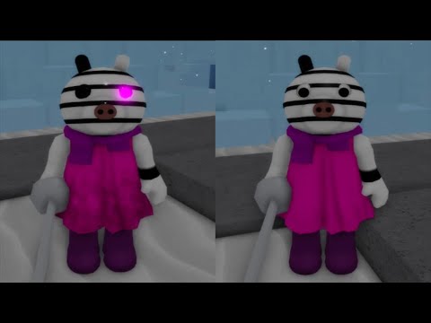 Zuzy Infected vs Non Infected Jumpscare - Roblox Piggy RP