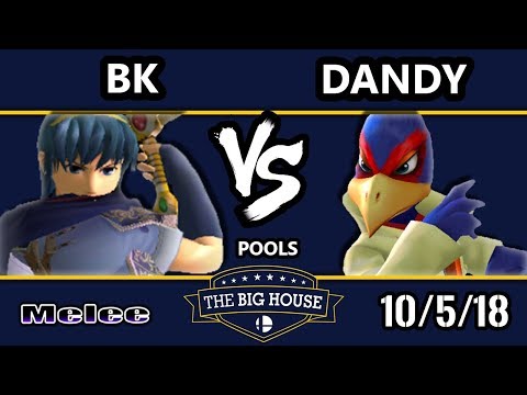 TBH8 SSBM -  BK (Marth) Vs.  Dandy (Falco) Smash Melee R1 Pools - B103 LQF