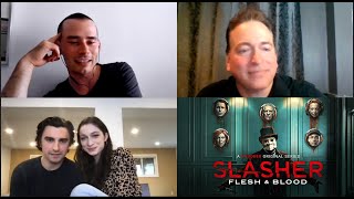 SLASHER:FLESH & BLOOD- Cast Discusses Finale (SPOILERS), AJ Simmons, Sydney Meyer, Alex Ozerov, &... video