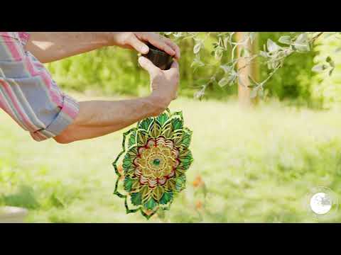 Mandala Flower Hanging Spinner