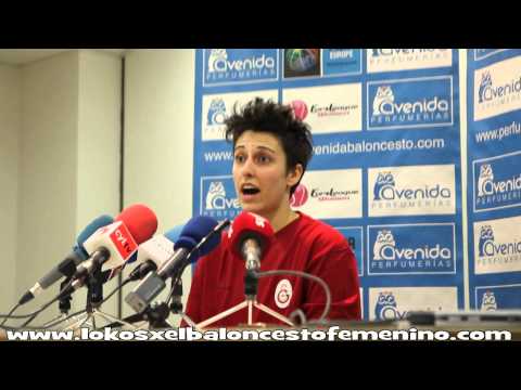 Alba Torrens tras el Perfumerias Avenida - Galatasaray odeabank